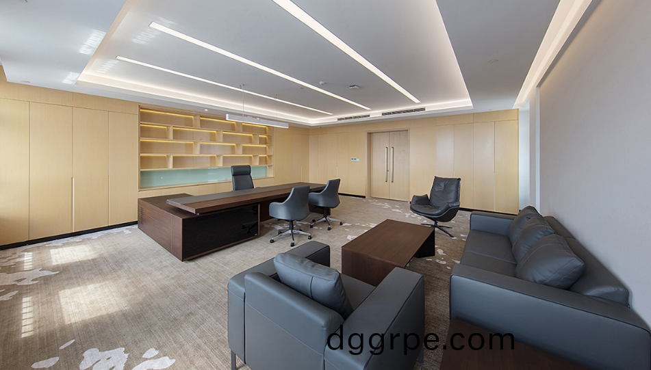 办公家具定制案例之老板班台