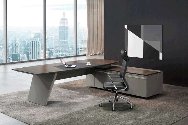 格奕总裁空间之班台侧面图片