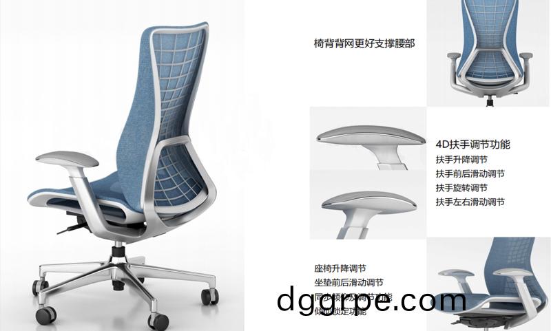 蓝途系列高档办公椅优势图集