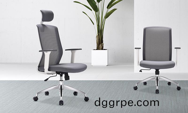 悦致系列网布带滑轮办公椅子