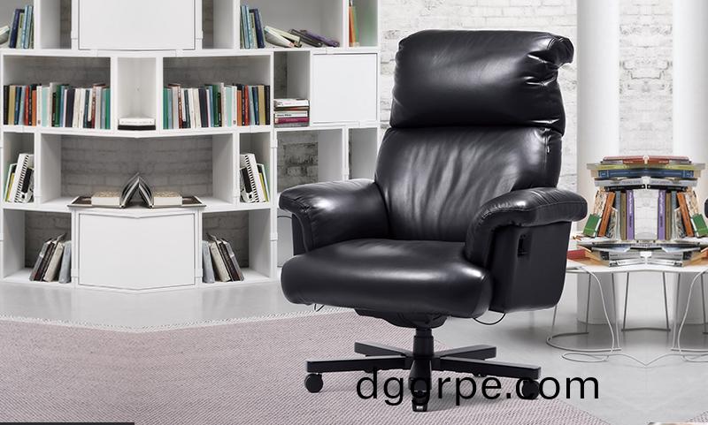 巴顿系列高端牛皮总裁大班椅