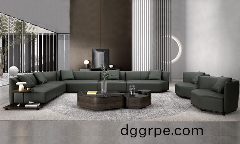 Emmy艾美系列真皮办公沙发