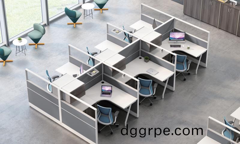 Thick&Thin系列工字型6人屏风工位