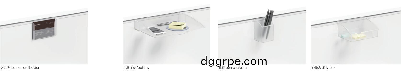 Thick&Thin系列玻璃屏风办公桌配置