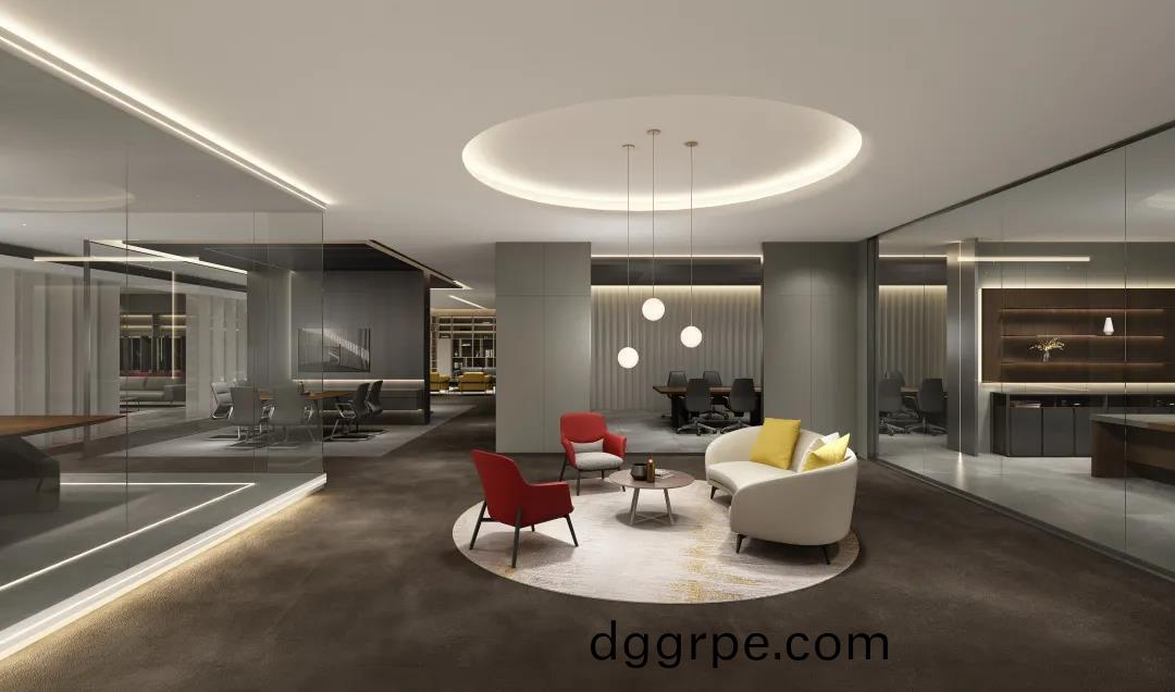 办公家具展厅之洽谈区域