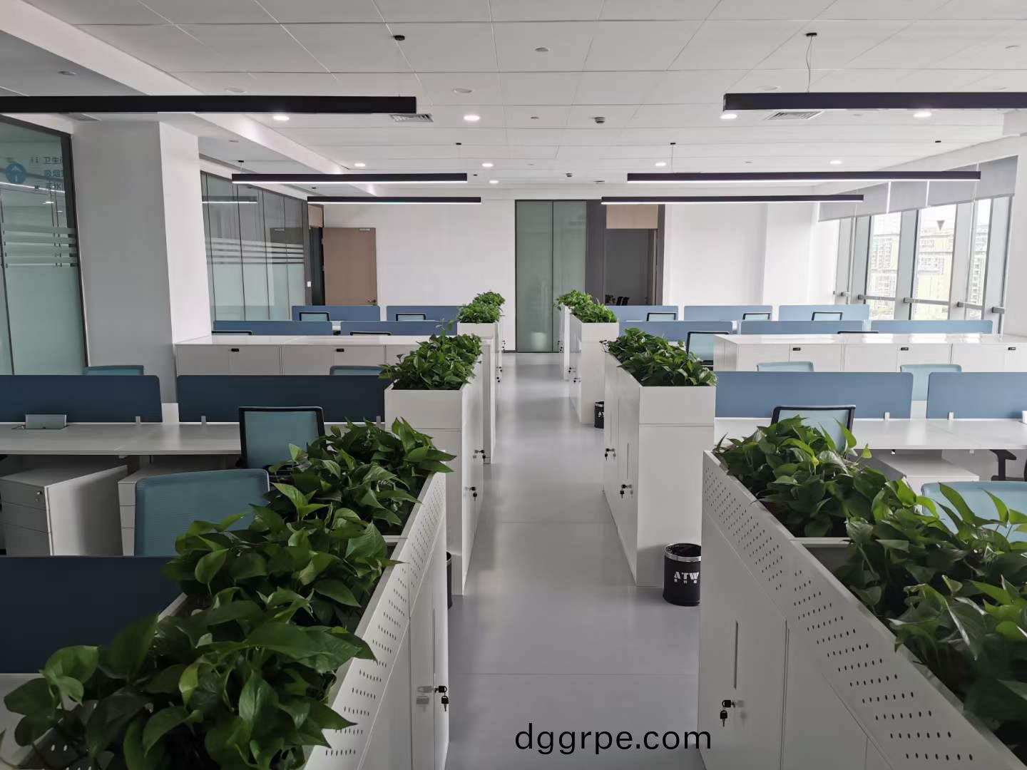 办公家具工程案例员工桌椅