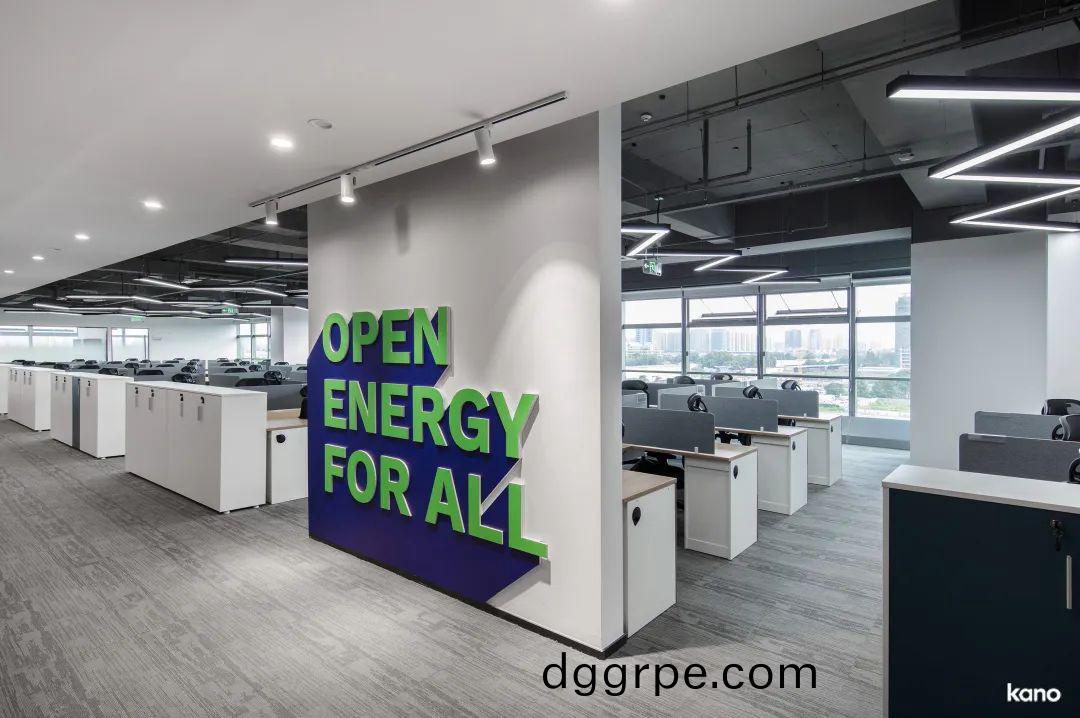 禾迈股份办公家具工程案例之员工区