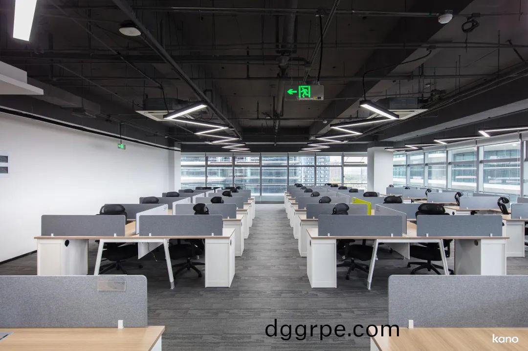 禾迈股份办公家具工程案例之工位布局