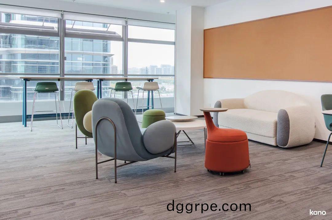 禾迈股份办公家具工程案例之洽谈沙发