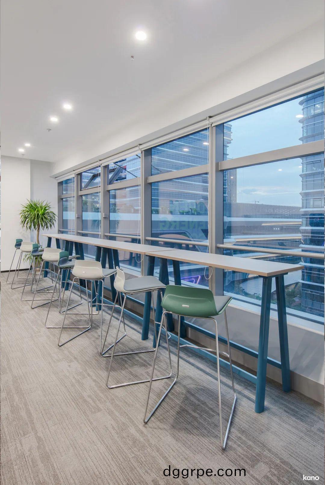 禾迈股份办公家具工程案例之茶水台茶吧