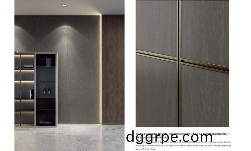 墙板效果图落差灯光