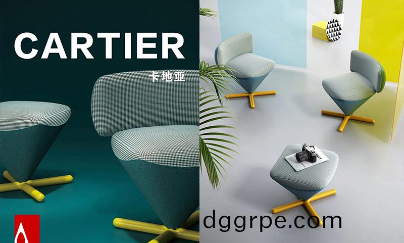 公共洽谈区单人沙发凳