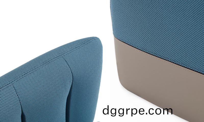 格森系列单人沙发凳细节