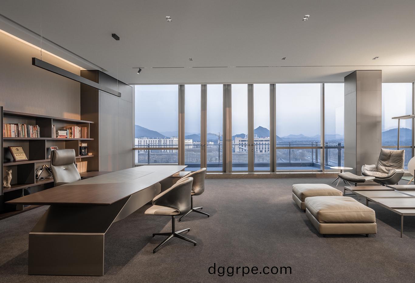 高管总裁ceo集团公司老板办公室班台沙发