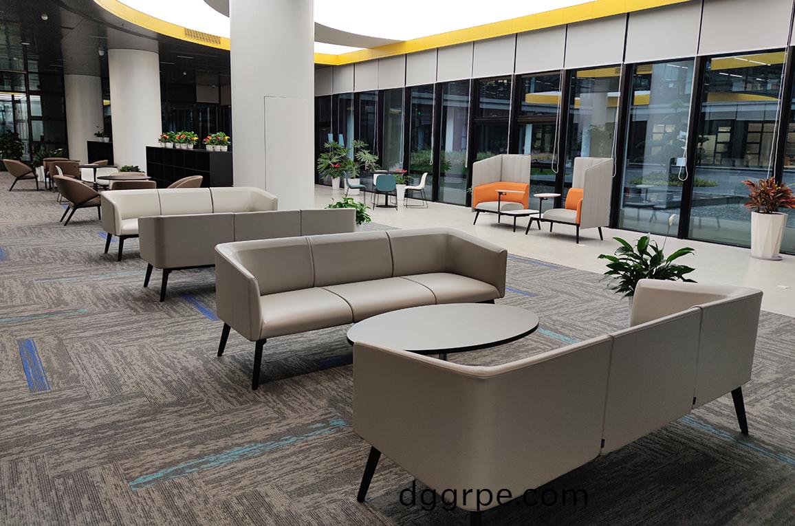 大型集团公司办公家具采购案例之前台接待沙发